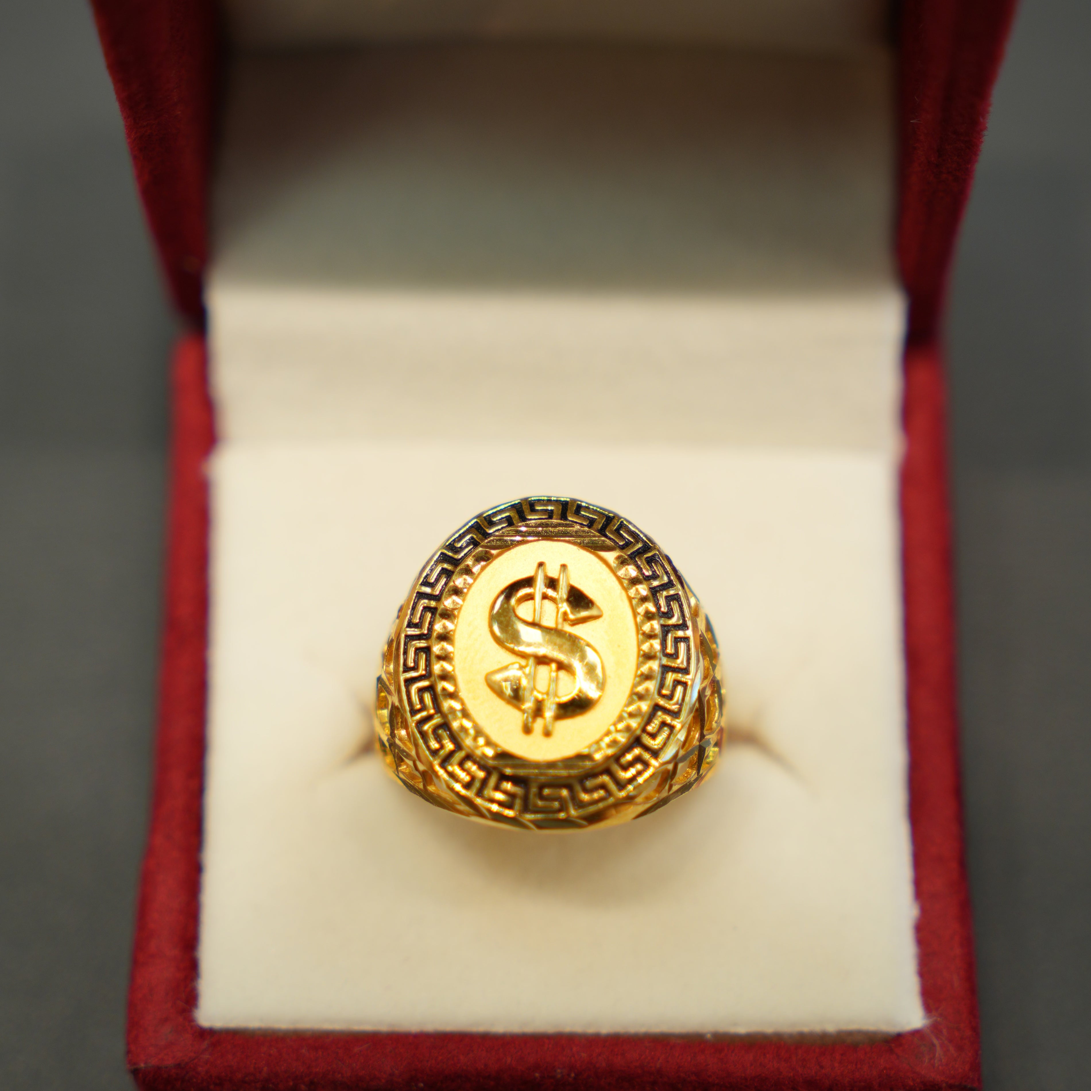22k Gold Designer Men's Ring
