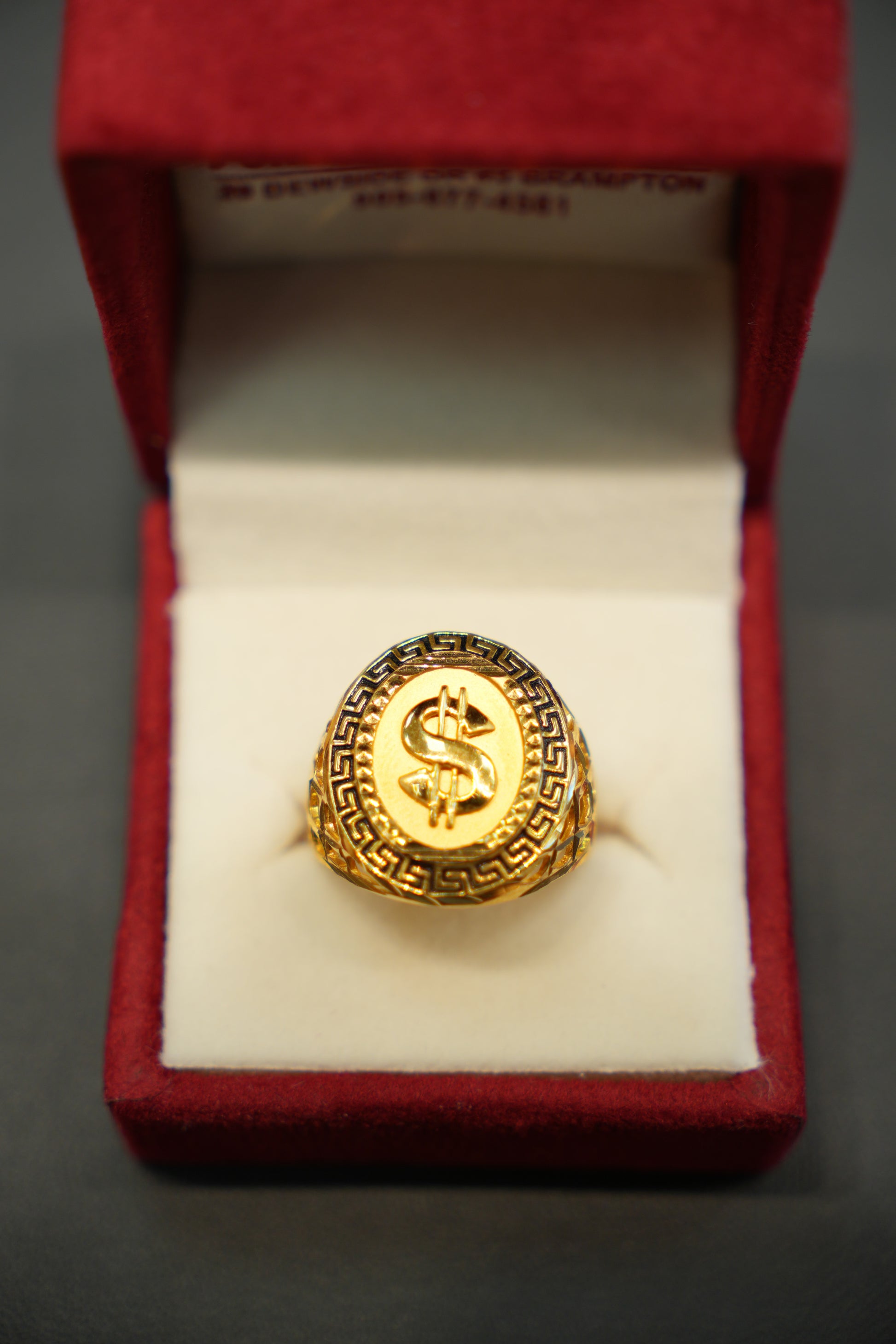 22k Gold Designer Men's Ring