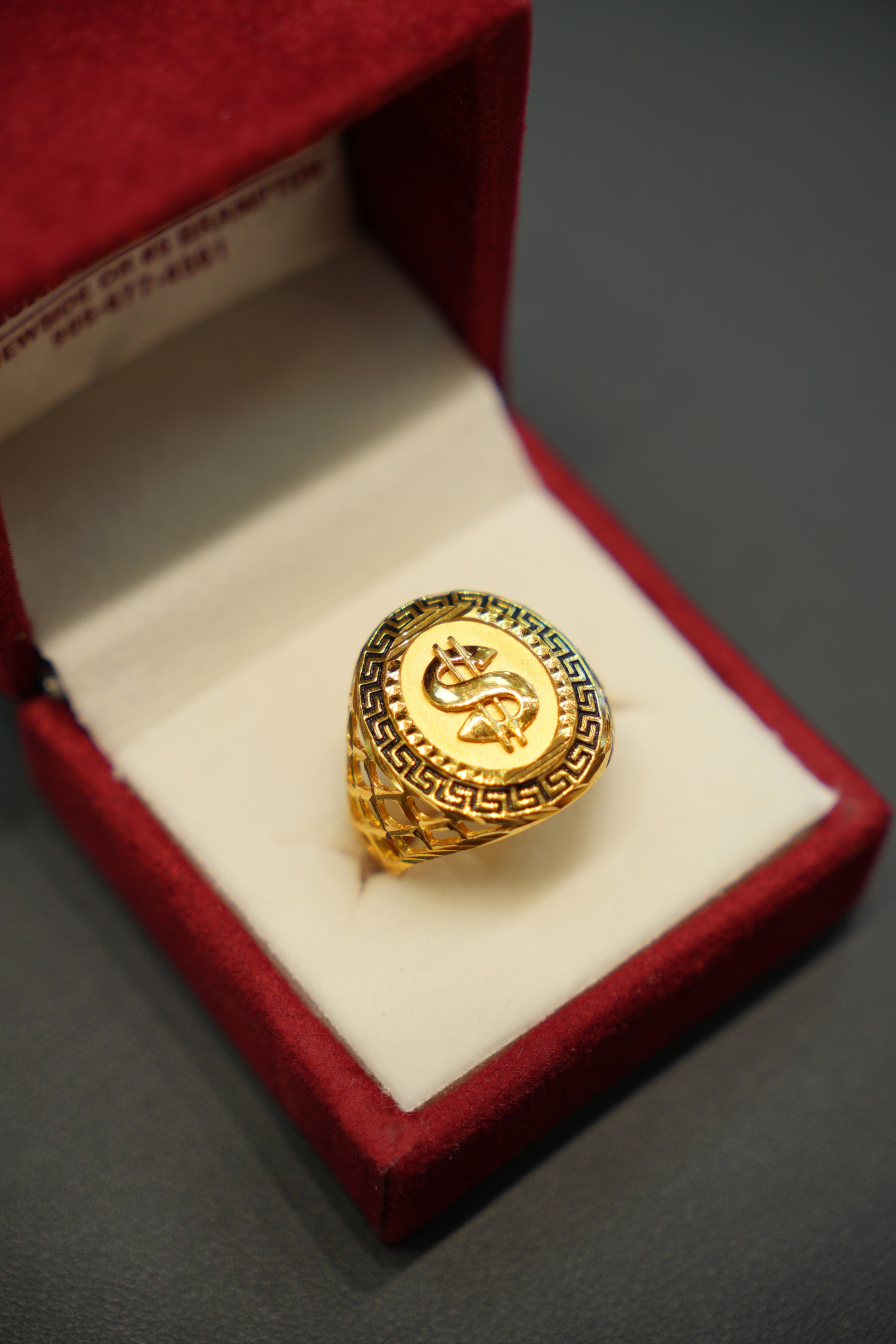 22k Gold Designer Men's Ring