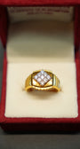 22k Gold Designer Men's Ring