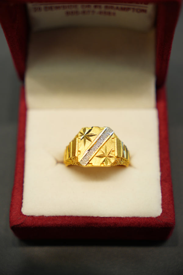 22k Gold Designer Men's Ring