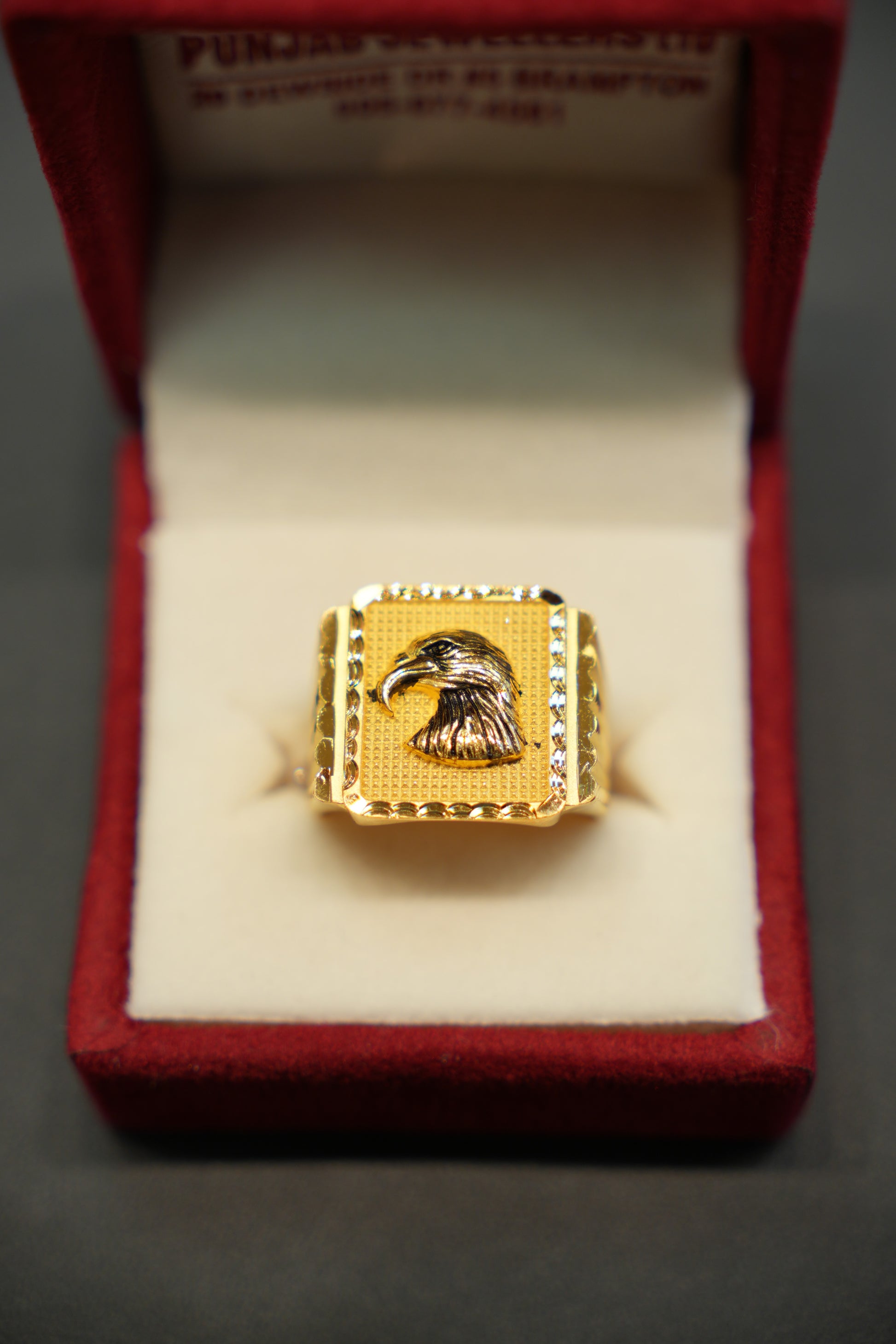 22k Gold Designer Men's Ring