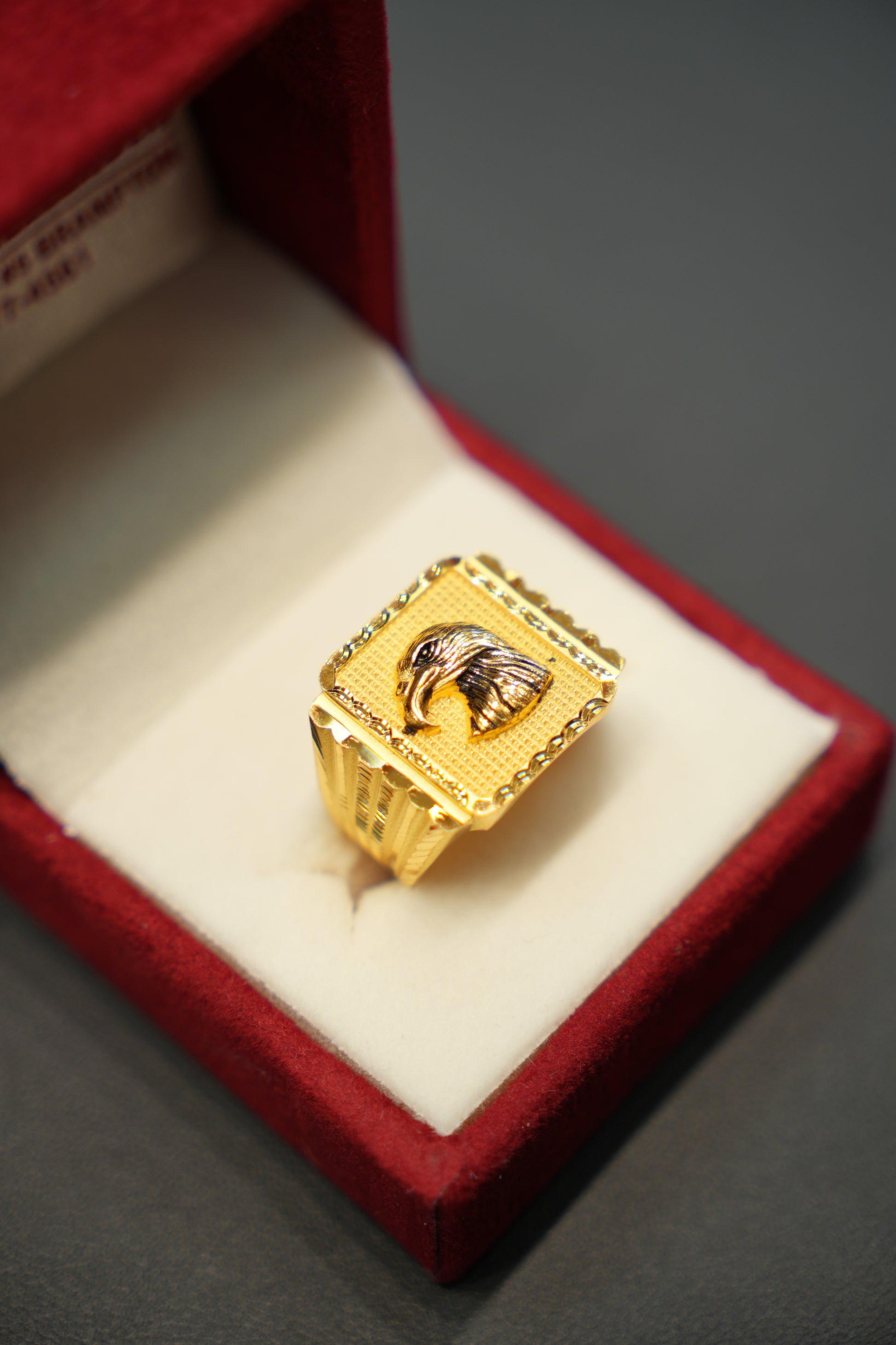 22k Gold Designer Men's Ring