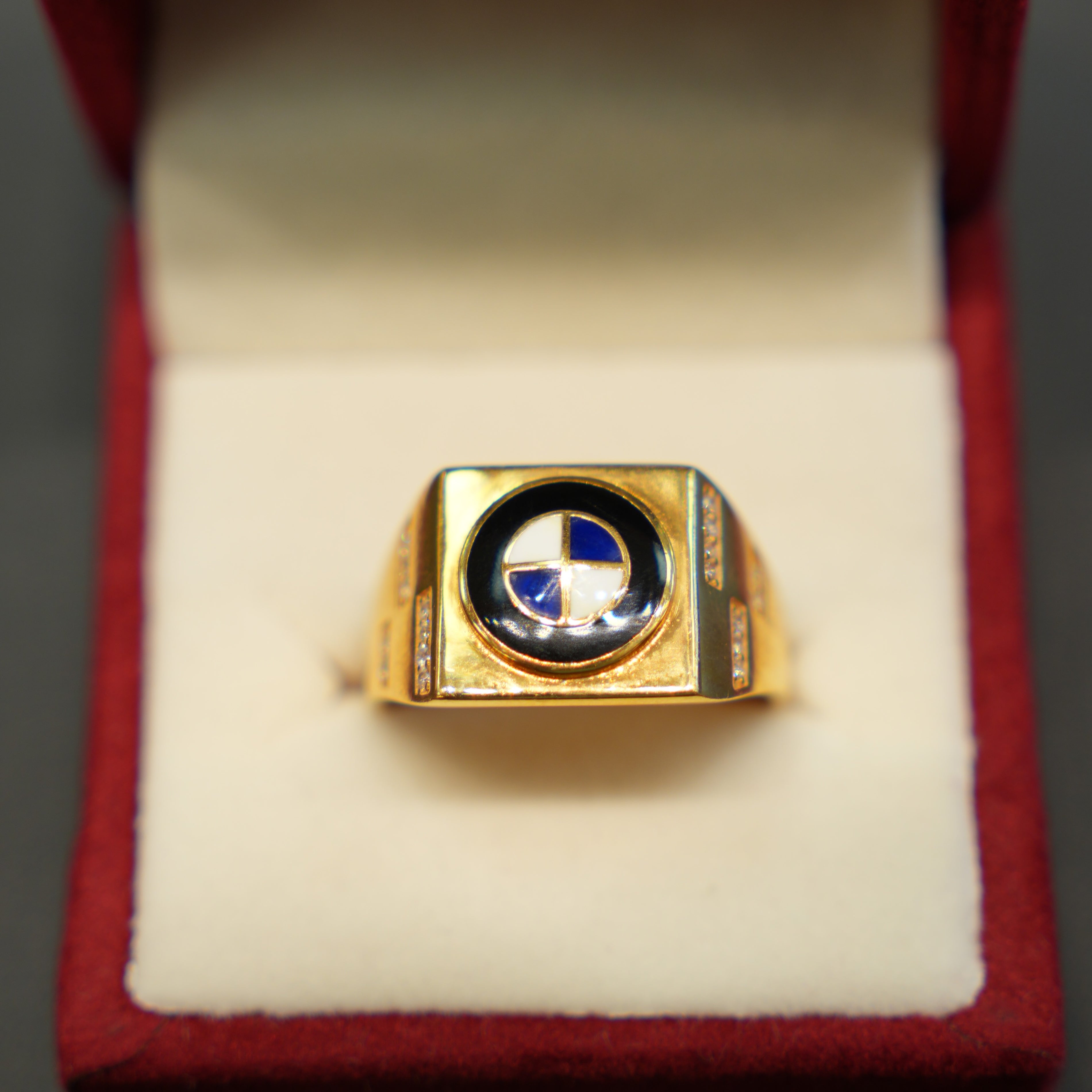 22k Gold Designer Men's Ring