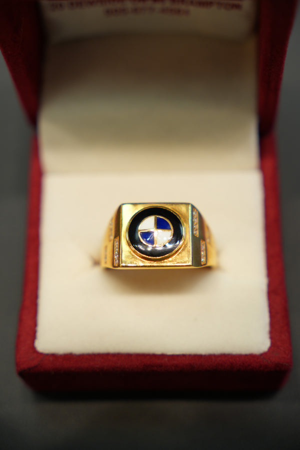 22k Gold Designer Men's Ring