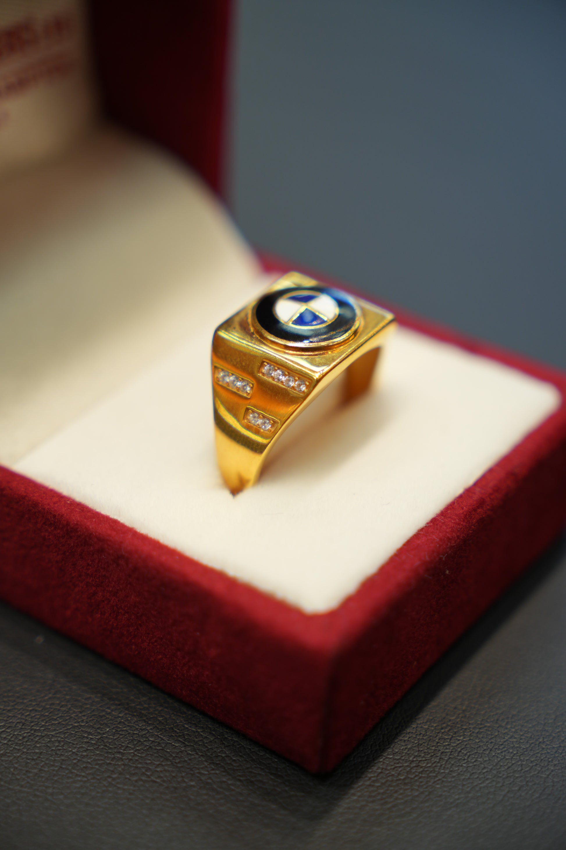 22k Gold Designer Men's Ring