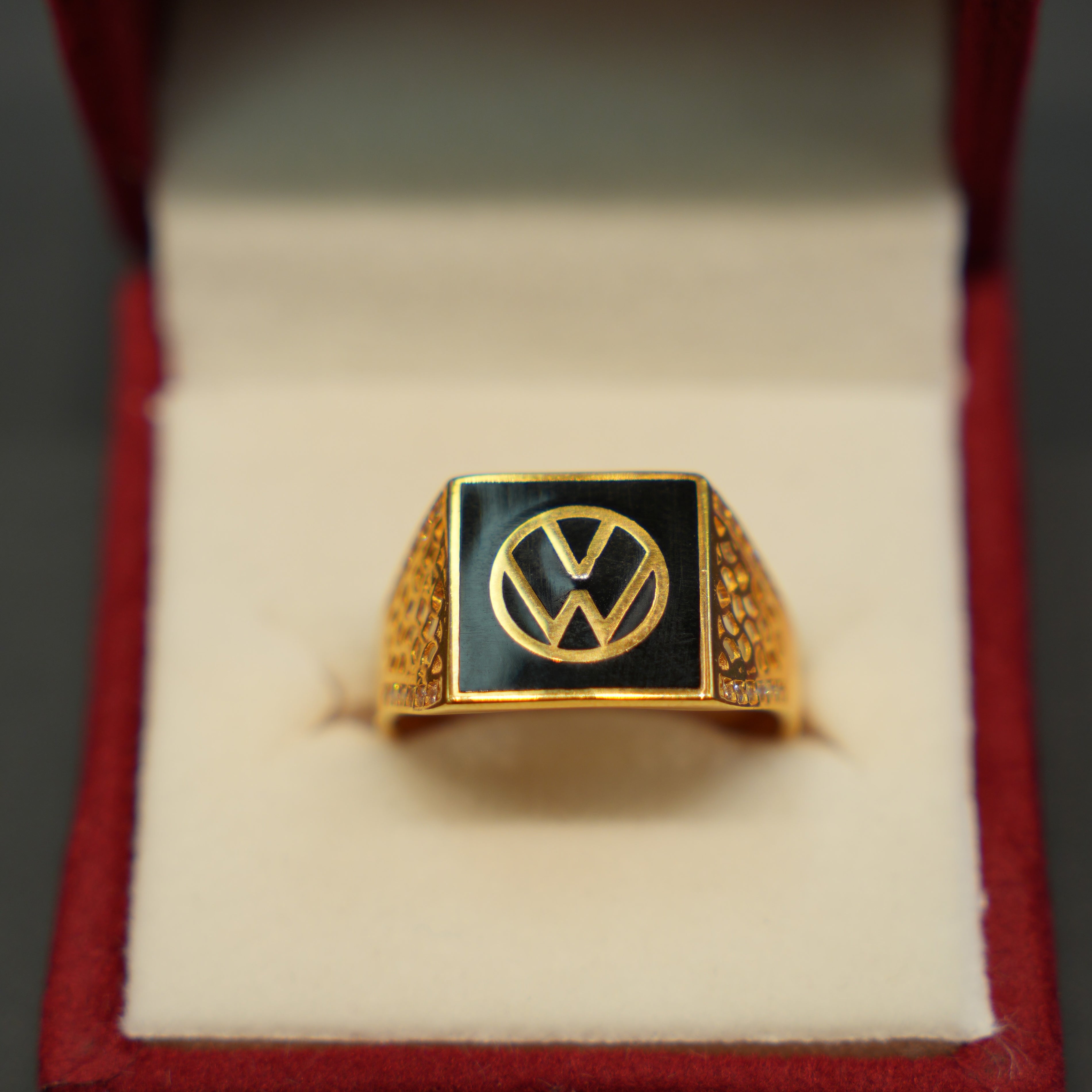 22k Gold Designer Men's Ring