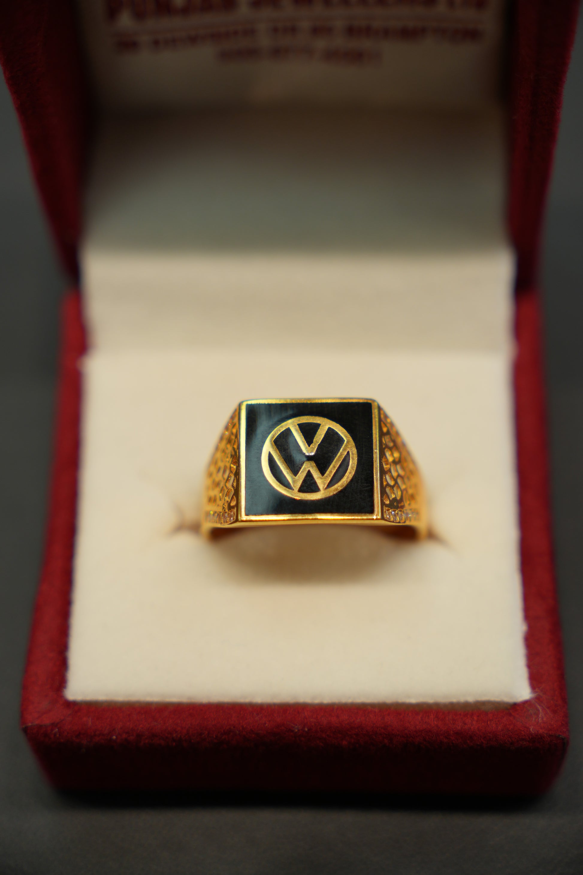 22k Gold Designer Men's Ring
