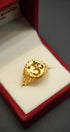 Handcrafted gold ring for men