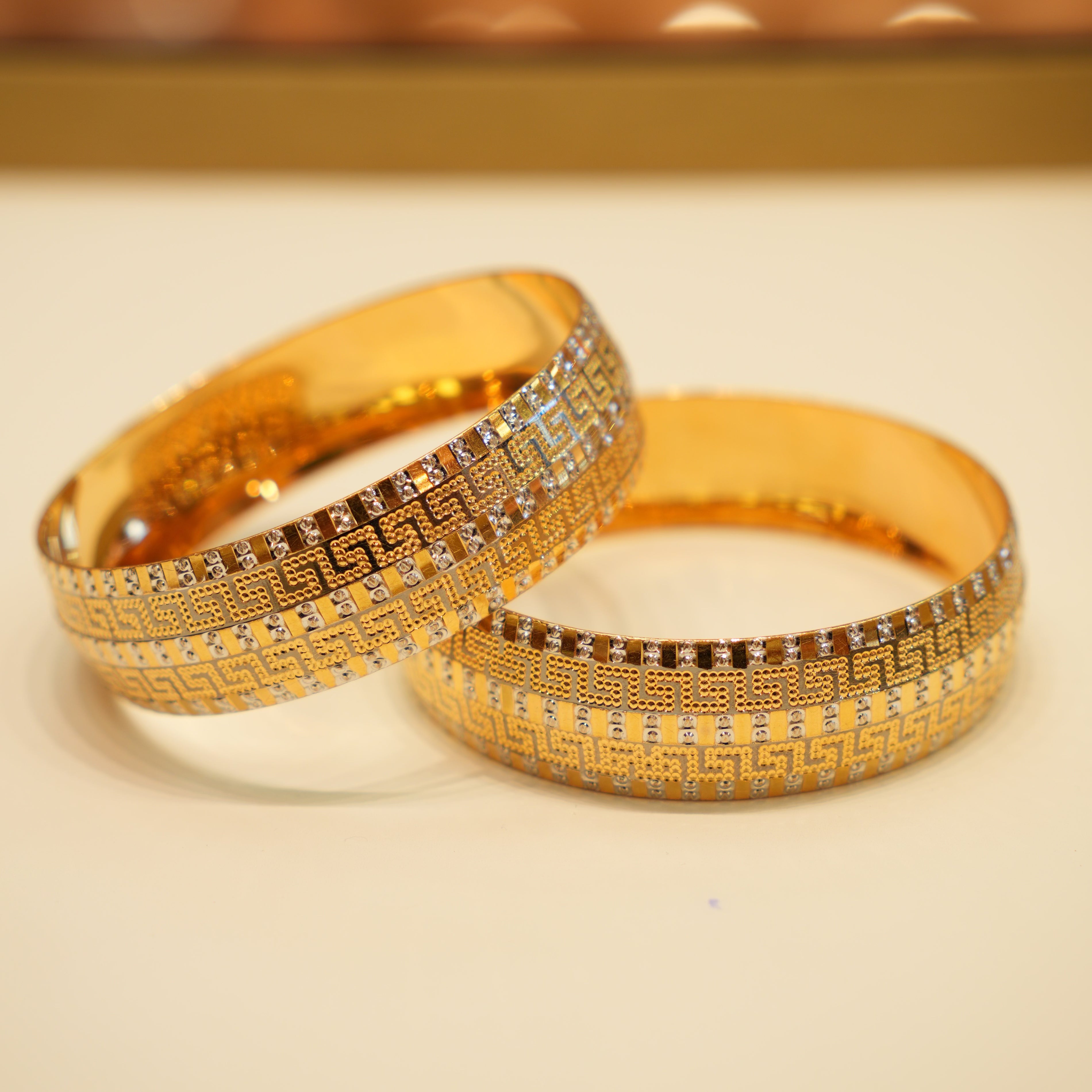 22K Gold Ethnic Ladies Bangles