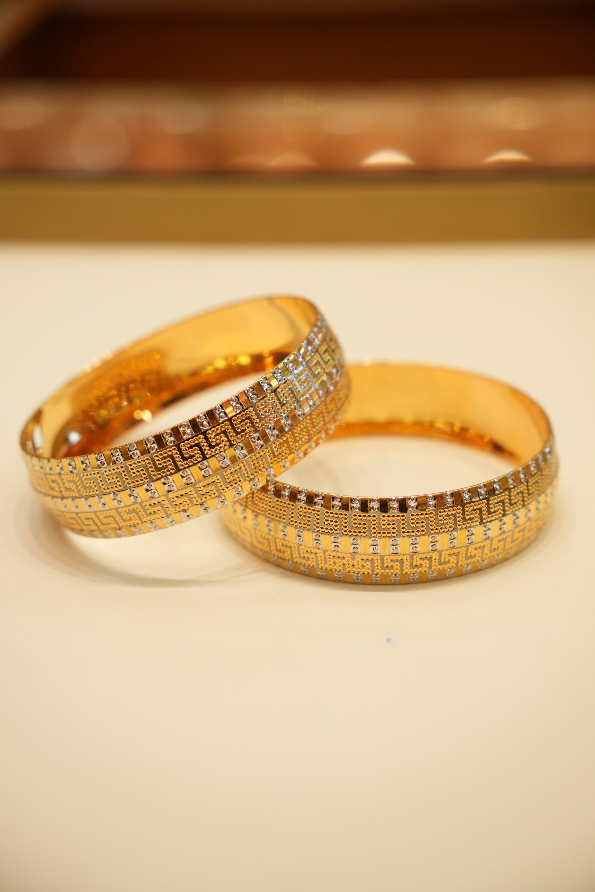 22K Gold Ethnic Ladies Bangles