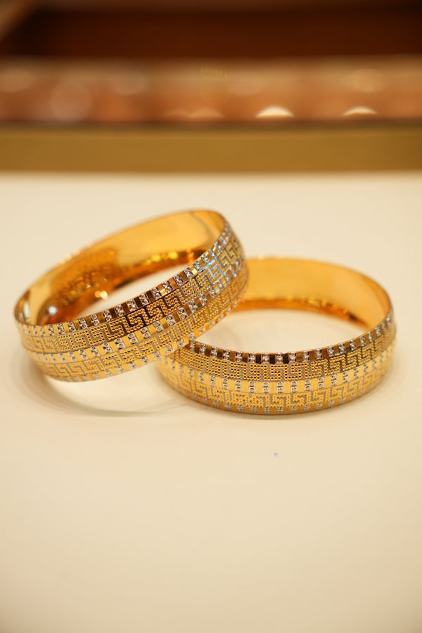 22K Gold Ethnic Ladies Bangles