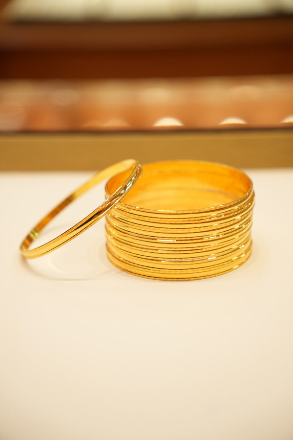 22K Gold Ladies Bangles Set