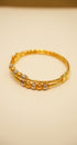 Modern gold bracelet with elegant finish