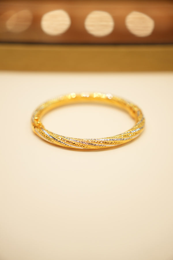 22K Gold Classic Bangle Bracelet
