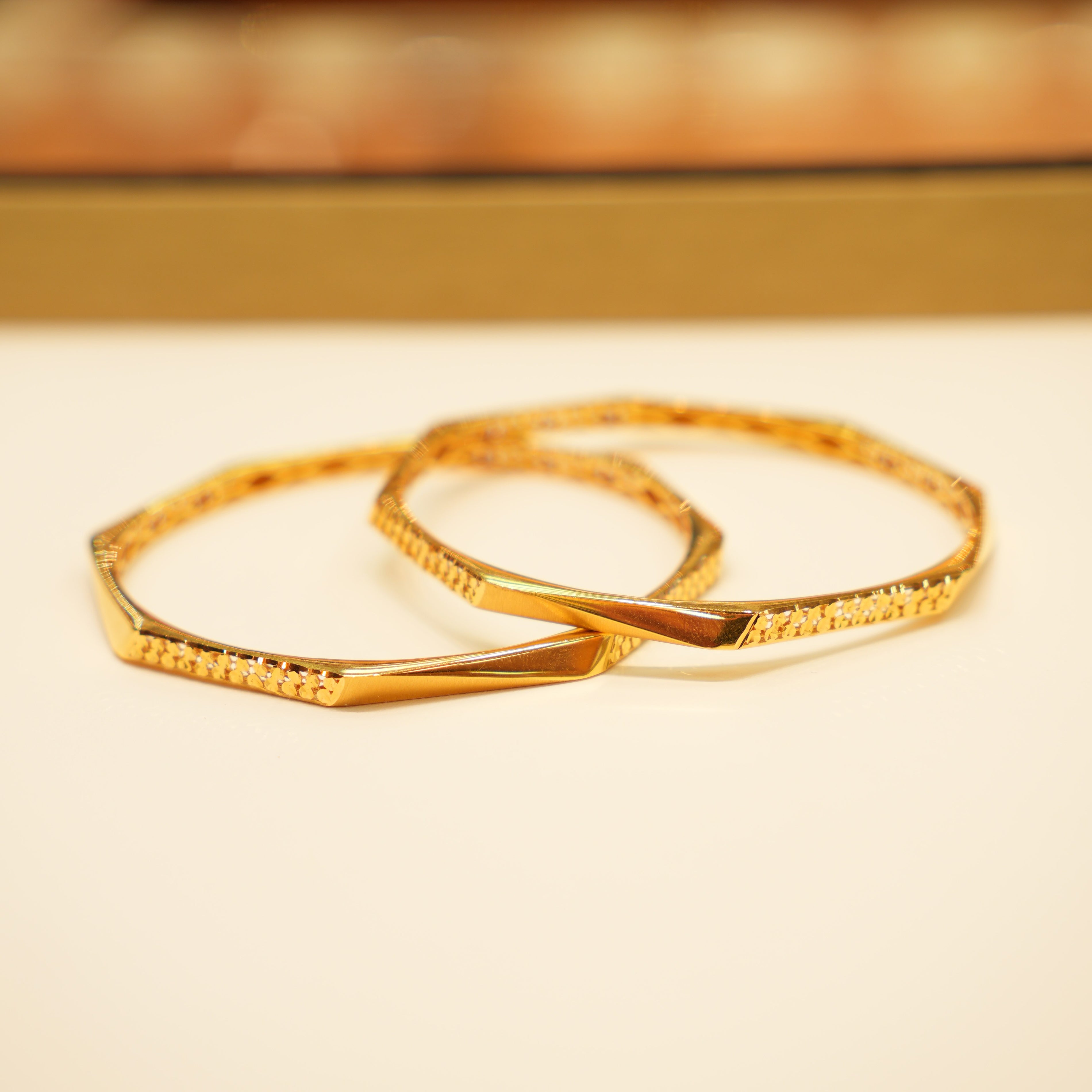 22k Gold Ladies Bangles