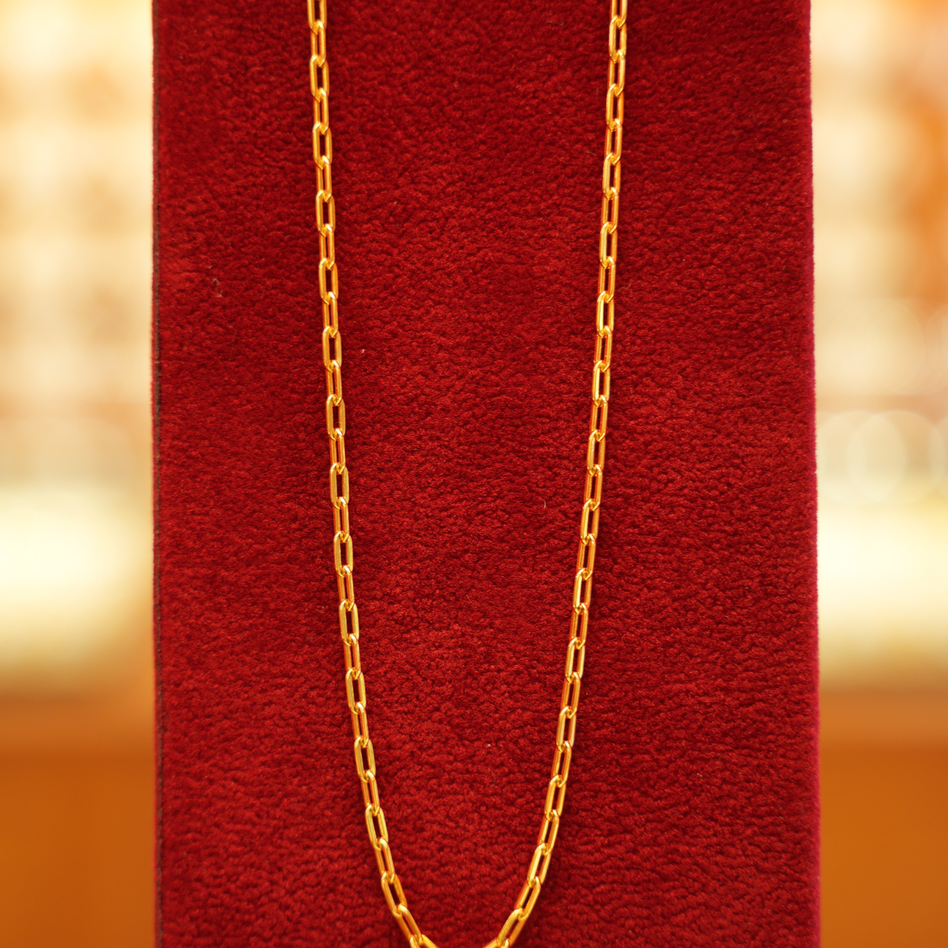 22K Gold Ladies Chain (18 Inches)