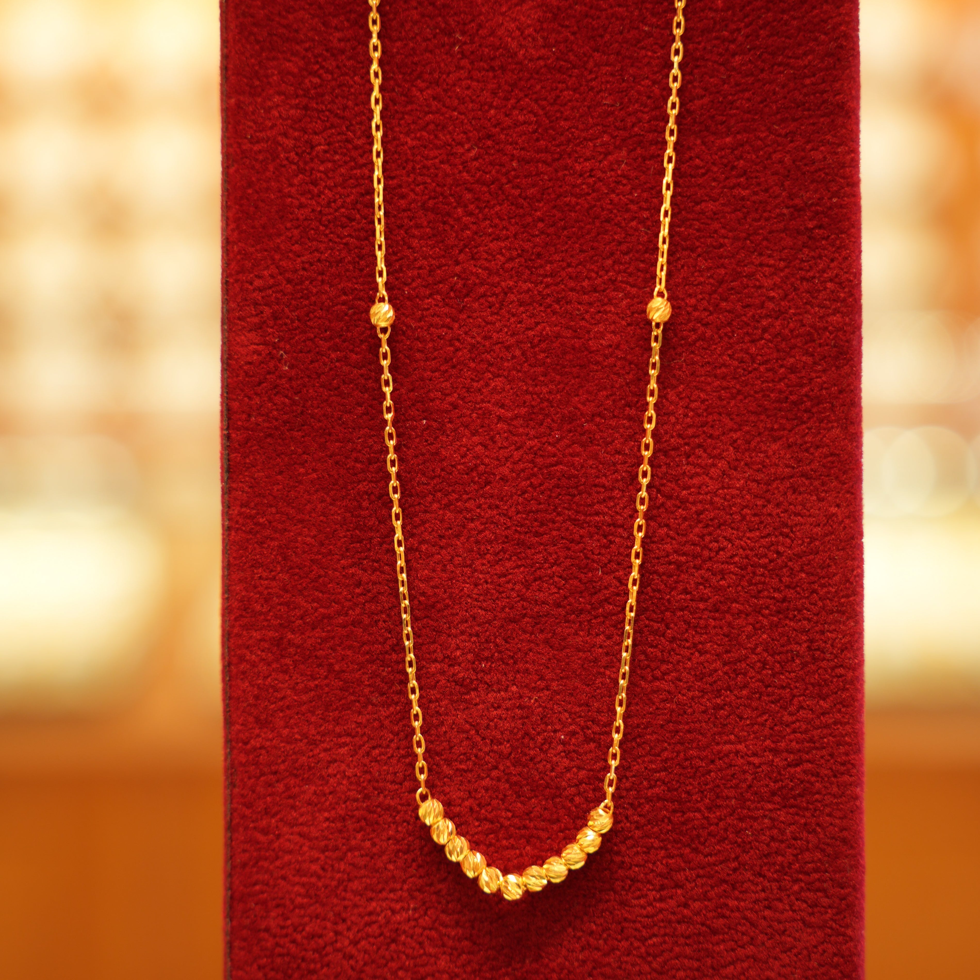 22K Gold Ladies Chain (18 Inches)