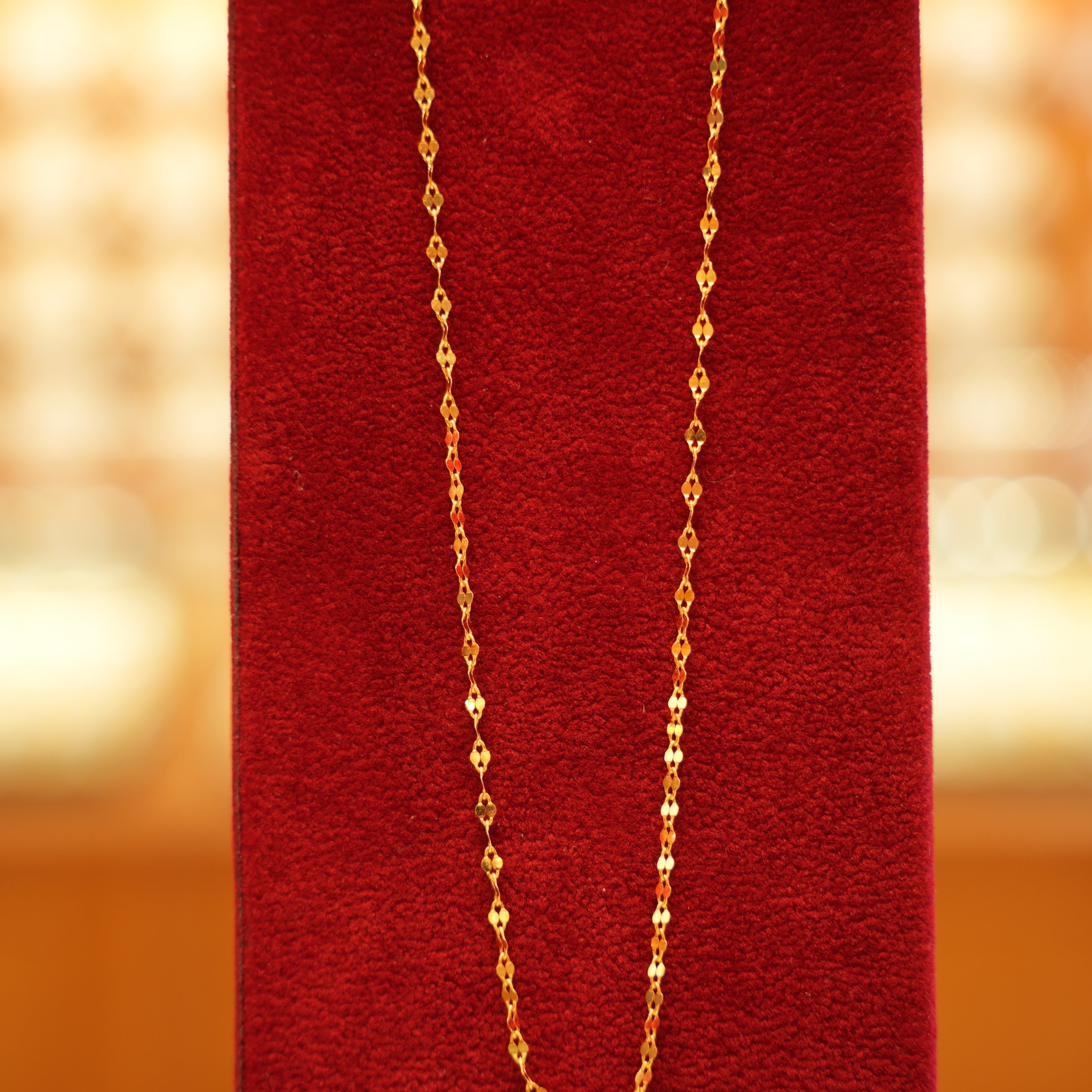 22K Gold Ladies Chain (18 Inches)