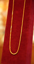 Gold plain long chain 