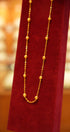Gold chain necklace 