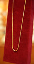 Lightweight gold chain necklace