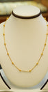 Gold girl beaded chain 