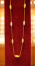 Timeless gold box chain necklace design for women
