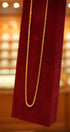 Modern gold necklace chain