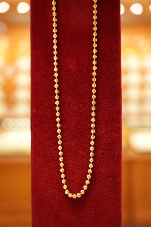 22K Fine Finish Gold Chain (18 Inches)