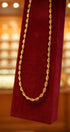 Trendy gold chain necklace