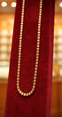 Women's gold box chain necklace