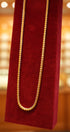 Classic gold box chain necklace