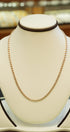Minimalist gold chain necklace