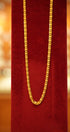 Minimalist gold linked chain 