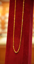 Handcrafted gold chain
