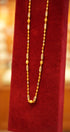 Delicate gold necklace