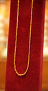 Minimalist 22K gold necklace