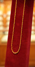 Lightweight gold ball chain