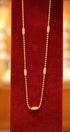 Elegant gold beaded chain