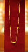 Elegant gold beaded chain