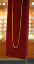 Stylish pure gold ladies chain necklace