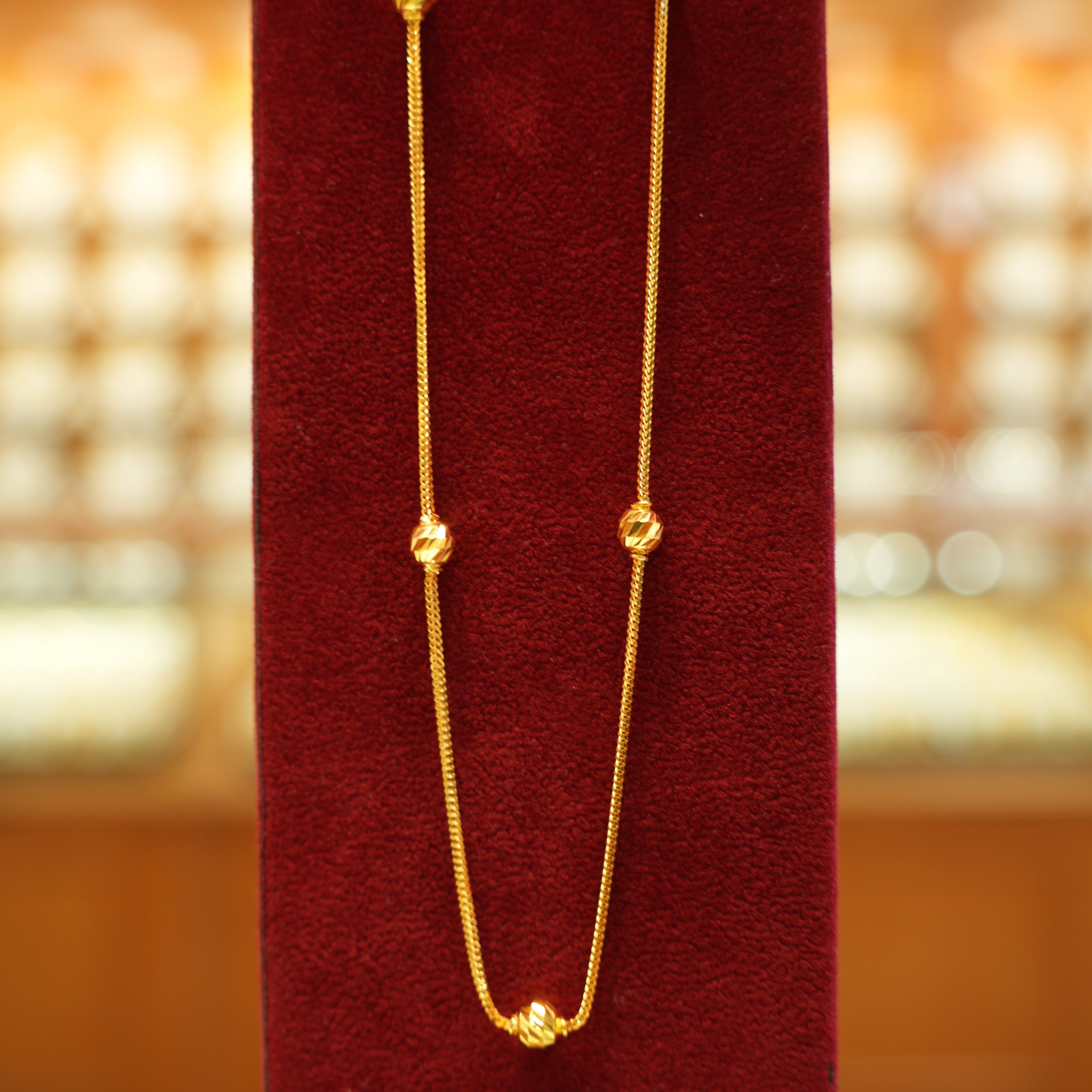 22K Gold Ladies Chain (18 Inches)