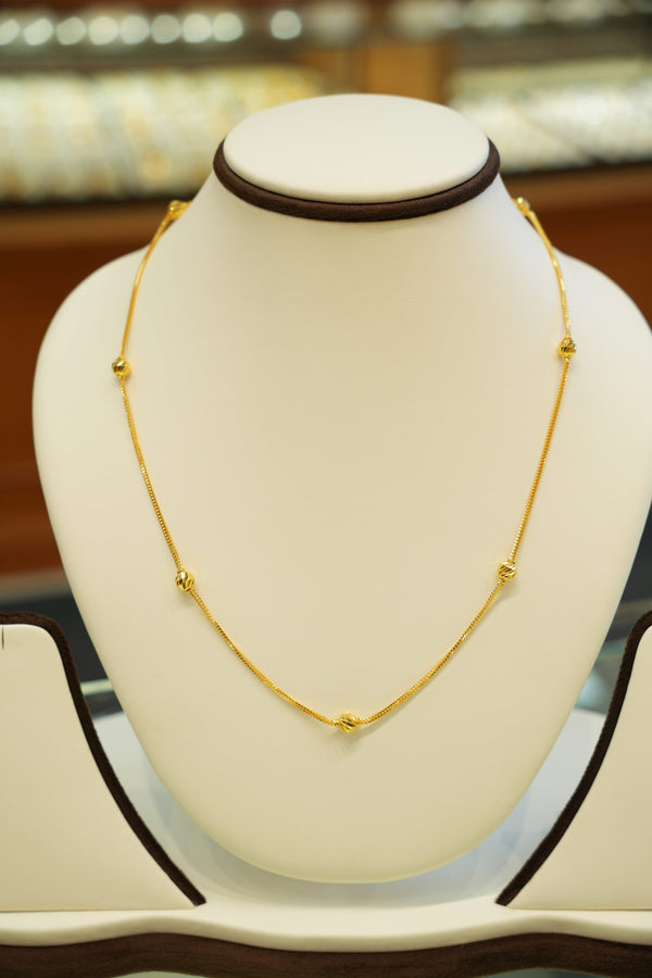 22K Gold Ladies Chain (18 Inches)