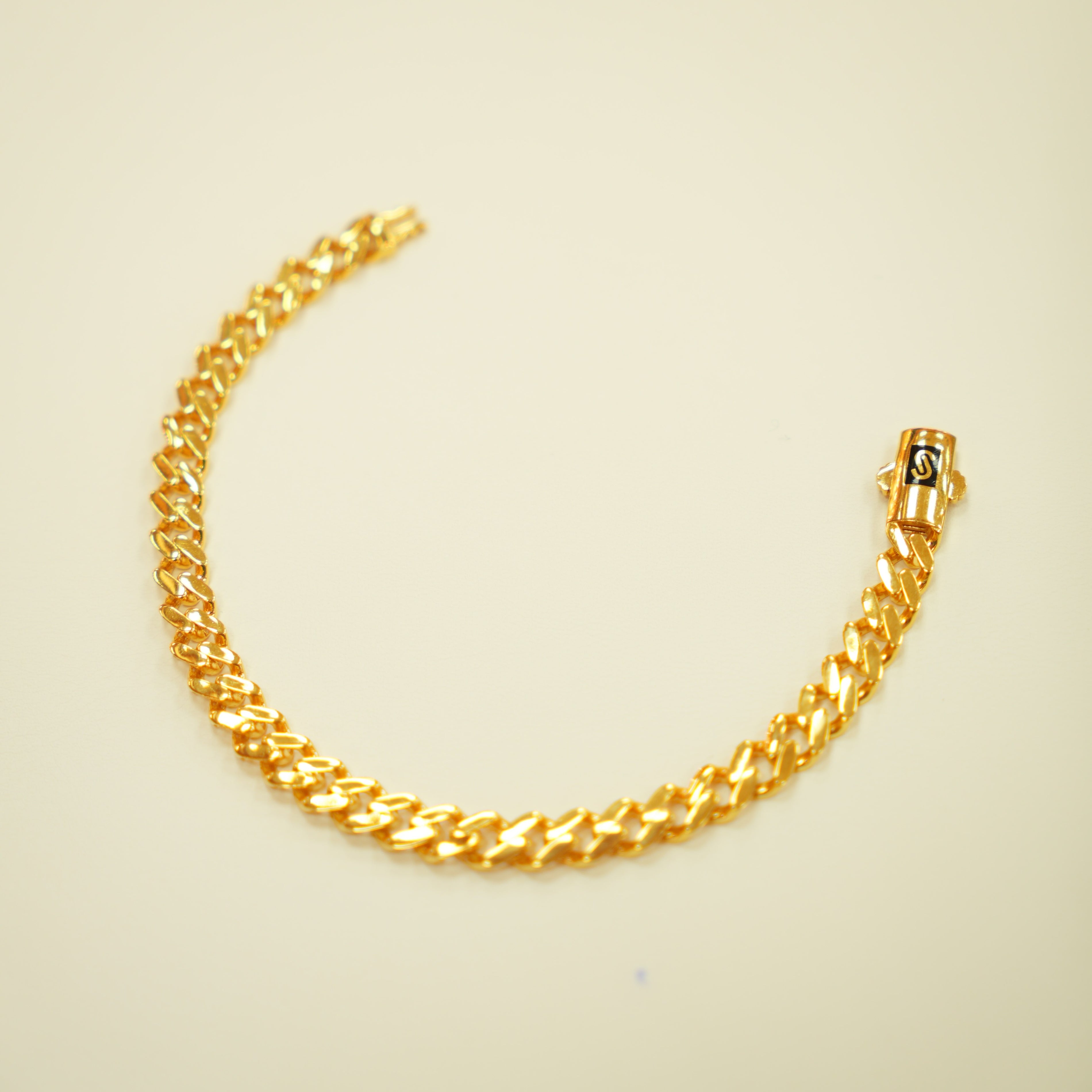 22k Gold Designer Men's Bracelet