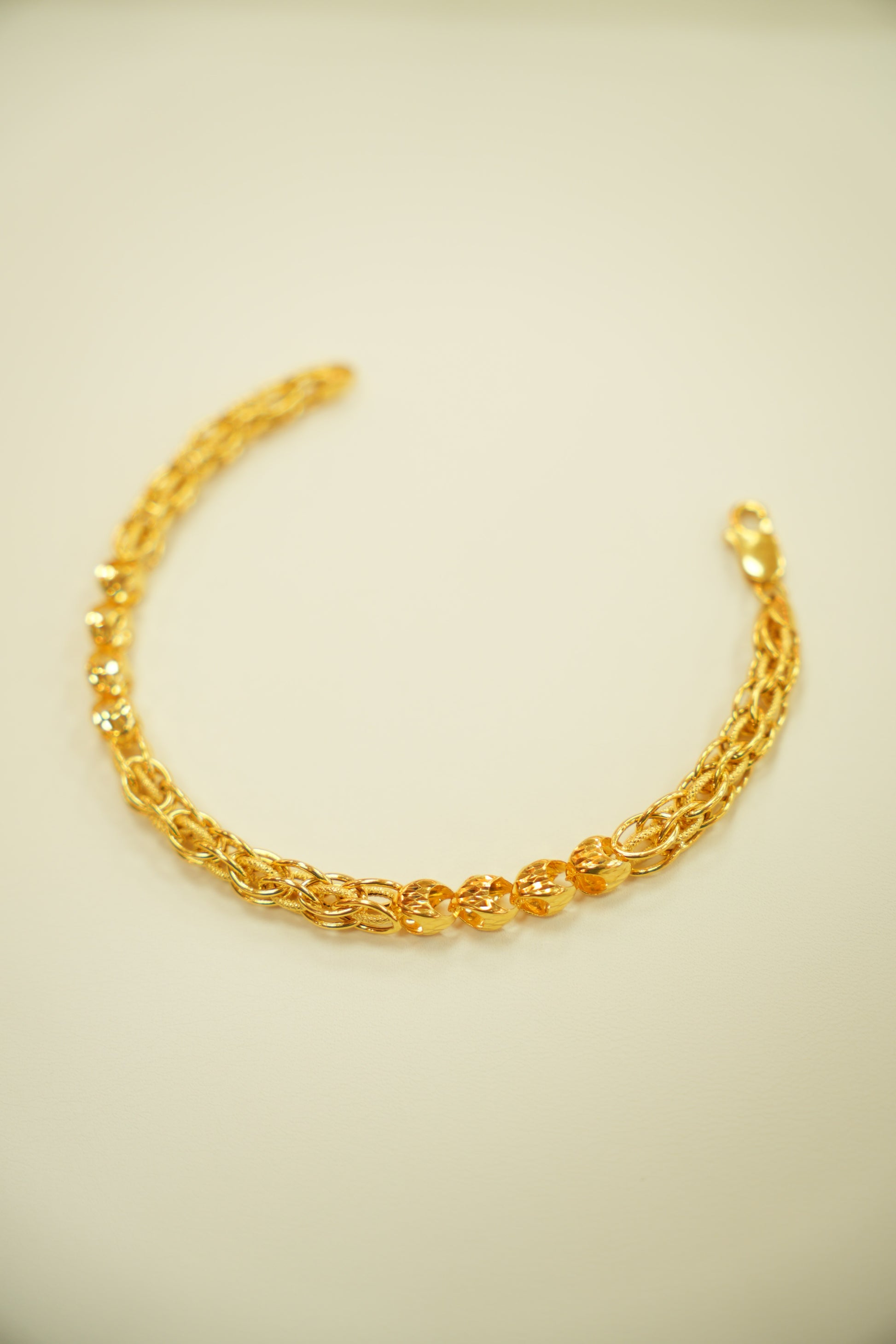 22k Gold Designer Men's Bracelet