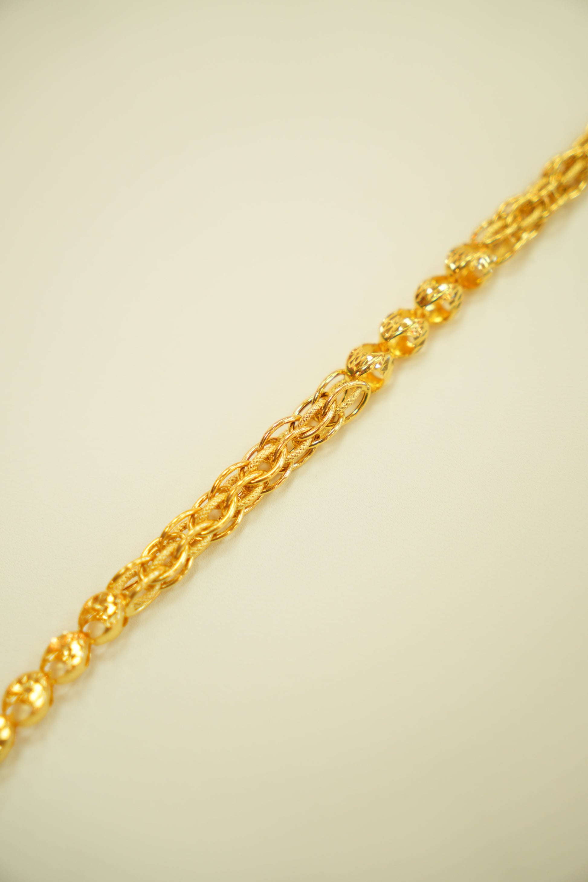 22k Gold Designer Men's Bracelet