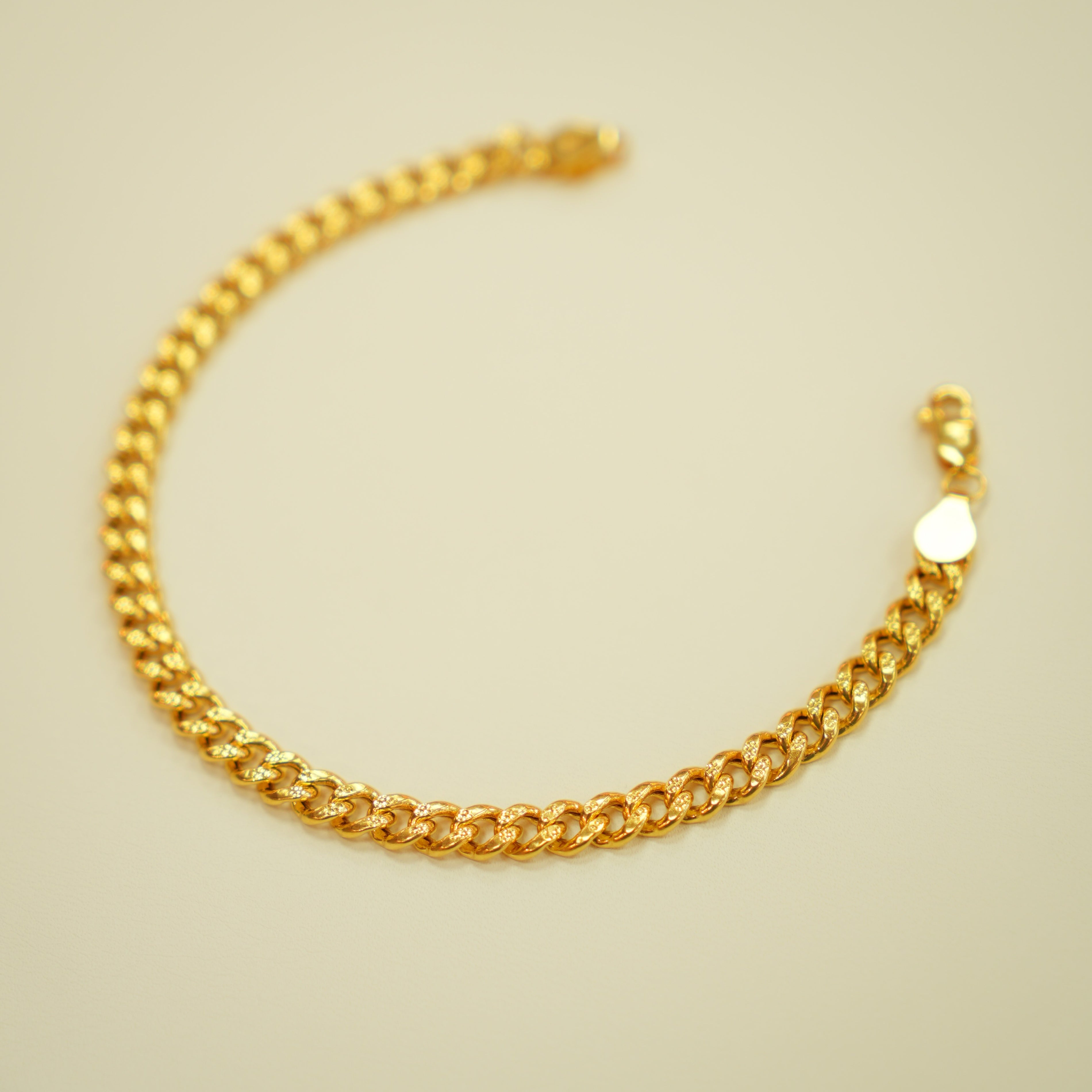 22k Gold Designer Men's Bracelet