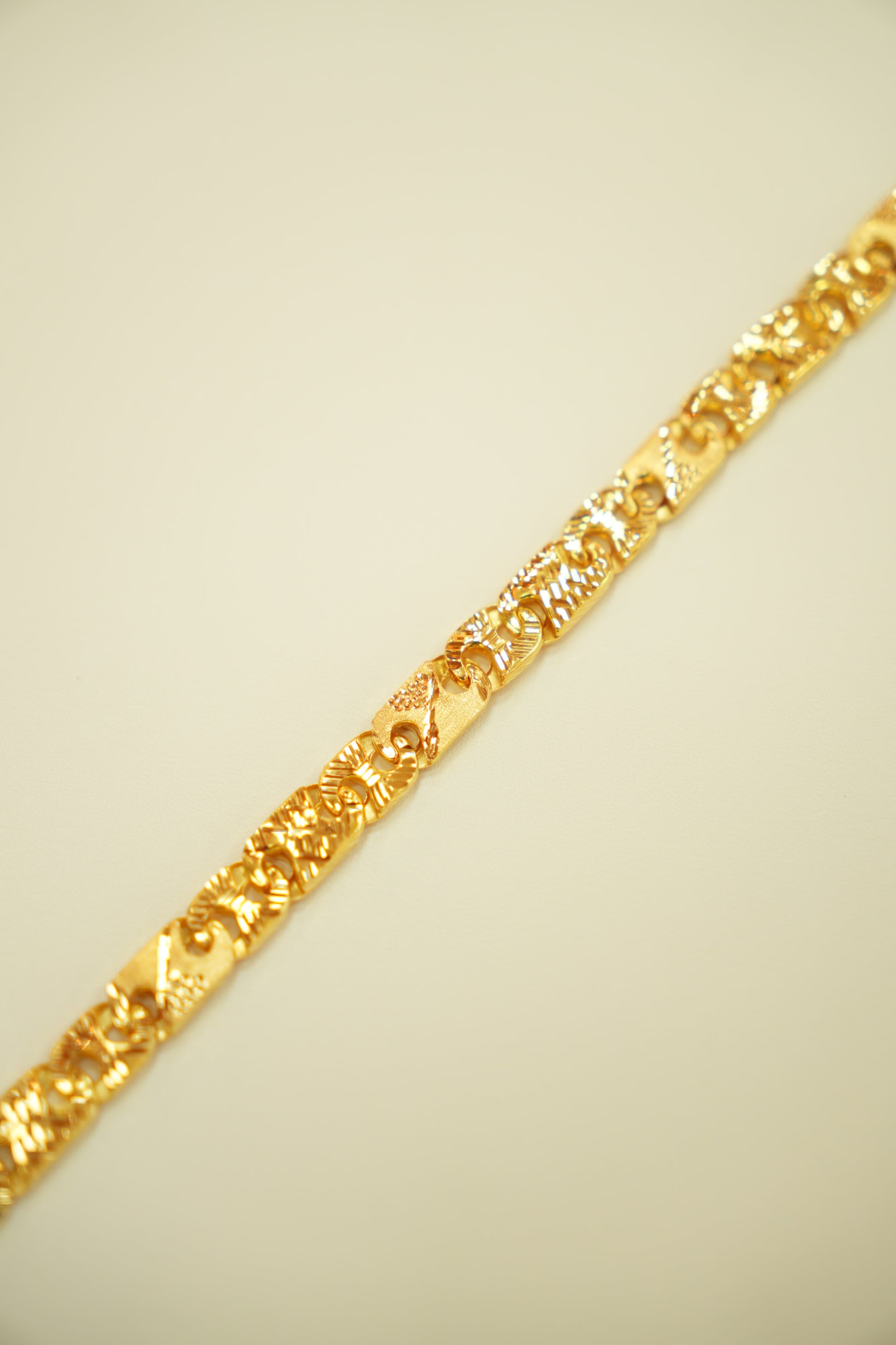 22k Gold Designer Men's Bracelet