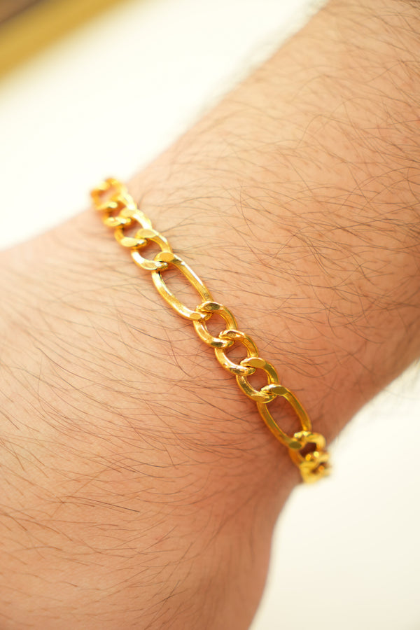 22k Gold Designer Men's Bracelet